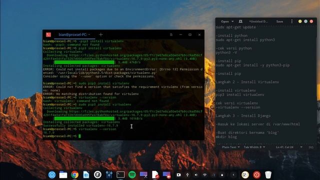 Cara Install Django di Ubuntu/Debian Linux смотреть онлайн
