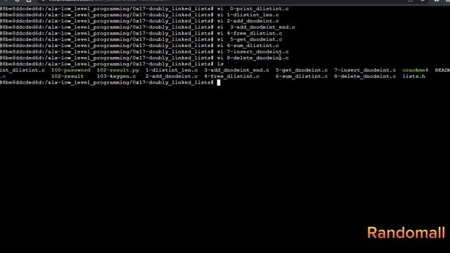 0x17. C - Doubly linked lists смотреть онлайн