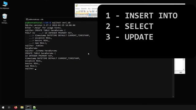 Raspberry Pi SQLite Kurulumu ve Anlatımı смотреть онлайн