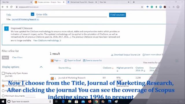 What is Scopus Database? How can a Researcher searching Scopus Journal 5Minutes Information Ep. 38. смотреть онлайн