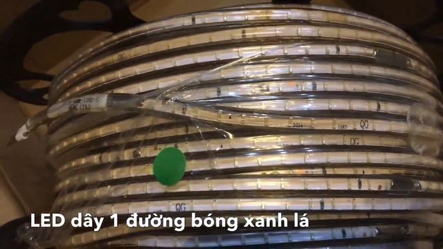 Đèn LED dây 1 đường bóng 3014 màu trắng vàng xanh lá xanh dương đỏ смотреть онлайн