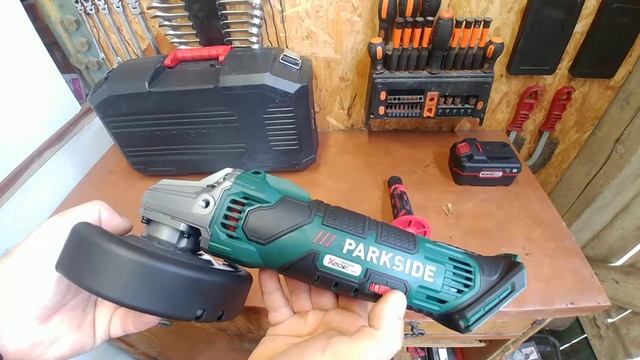 PARKSIDE PWSA 20- Li C3 Akkus sarokcsiszoló / Cordless Angle Grinder смотреть онлайн