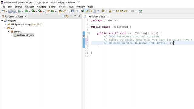 Java Hello World смотреть онлайн