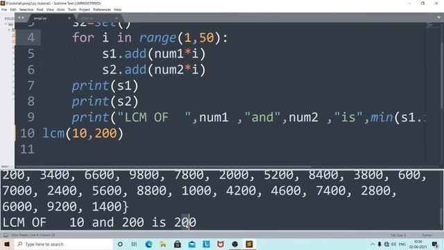 Python Program to find lcm of two numbers| Python Program to Practice for Beginners #5 смотреть онлайн