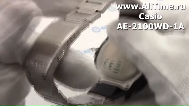 Обзор. Мужские наручные часы Casio AE-2100WD-1A с хронографом смотреть онлайн