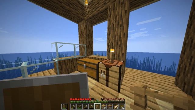 Minecraft Ванильное выживание #5 Ох уж эти утопленники с трезубцами смотреть онлайн