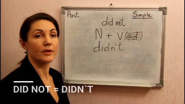 Past Simple negative interrogative. Отрицательные и вопросительные предложения. смотреть онлайн