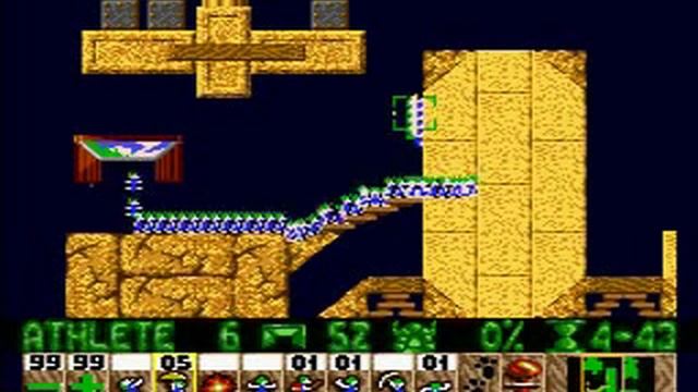 Lemmings Tricky 23 From The Boundary line 97% saved solution смотреть онлайн