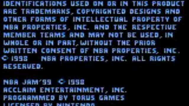 GBC ► NBA Jam '99 смотреть онлайн