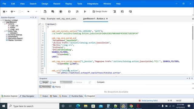 Correlation in LoadRunner with Web_Reg_Save_Param Example смотреть онлайн