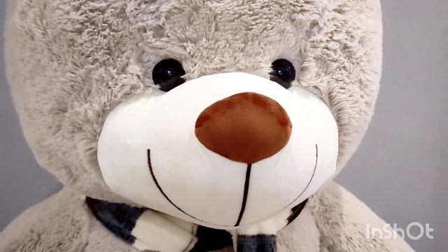 Большой плюшевый мишка, медведь Мартин 190 см серый от Умишки.рф смотреть онлайн