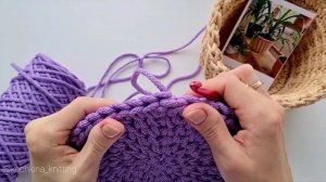 Кашпо (корзина) из полиэфирного шнура