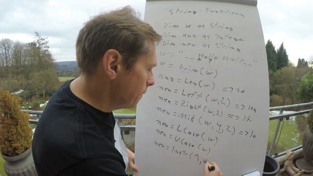 Excel Vba Tutorial 17 String Funktionen Instr смотреть онлайн