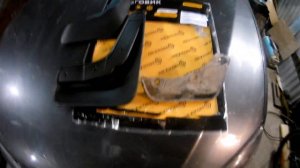 Лада Калина 2. Установка передних брызговиков Rezkon. Avtosuper