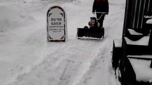 Мотокультиватор НЕВА МК80-Р с отвалом для уборки снега