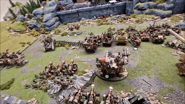Astra Militarum vs Orks Warhammer 40K APOCALYPSE Battle Report 6000pt 9th Edition KING OF DA CASTLE смотреть онлайн