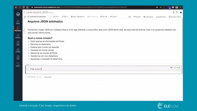 Lendo arquivos JSON no Databricks смотреть онлайн
