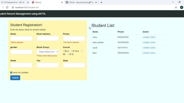 Application using Akita, Angular, Web API, Database | Crud operation using Angular Akita Web api DB смотреть онлайн