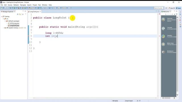 Java Bangla Tutorial Part-19 | Type Casting | Long To Integer | Creative Coders | 2020 смотреть онлайн