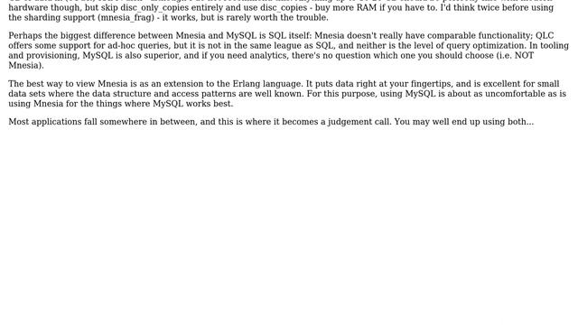 Databases: Mnesia: advantages and differences (3 Solutions!!) смотреть онлайн