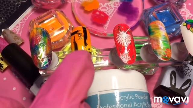 Посылки для ногтей с AliExpress. Самые яркие неоновые пигменты. ? смотреть онлайн