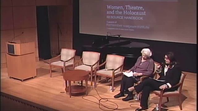 Women, Theatre, and the Holocaust Panel at the American Jewish Historical Society, 4/13/2015 смотреть онлайн