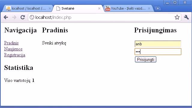 PHP pamokos 39 MySQL svetainė 4 dalis смотреть онлайн