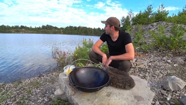 24-Часа в Зоне-2! Ловля раков.Подводная охота.Нашел белые грибы. смотреть онлайн