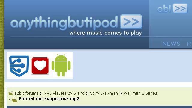 My Sony MP3 Walkman Says It Cannot Play Because The File Format Is Not Supported смотреть онлайн