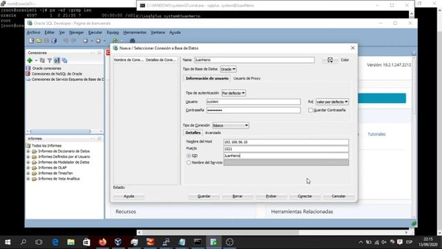 Conexion SQLPLUS y SQLDEVELOPER a instancia de Base de Datos Oracle смотреть онлайн