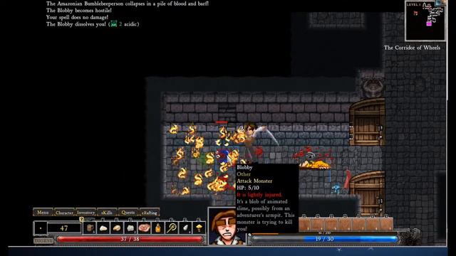 Dungeons of Dredmor | Gameplay of Native Linux Games смотреть онлайн
