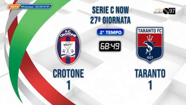 live reaction Crotone Taranto pari смотреть онлайн