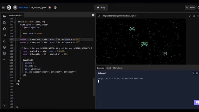 Build a 3D Space Shooter Game With JavaScript & Kaboom JS смотреть онлайн