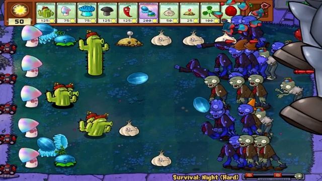 Best strategy Plants vs Zombies I PVZ1 Hack CODE_ SUPER Cactus max vs 9999 Zombies -Video && GameT смотреть онлайн