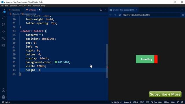 Creating Text Loader Using CSS | [step-by-step] #cssloader смотреть онлайн