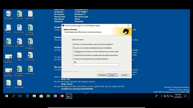 Installation Agent Fusion Inventory Windows 10 & Remontée Inventaire GLPI смотреть онлайн