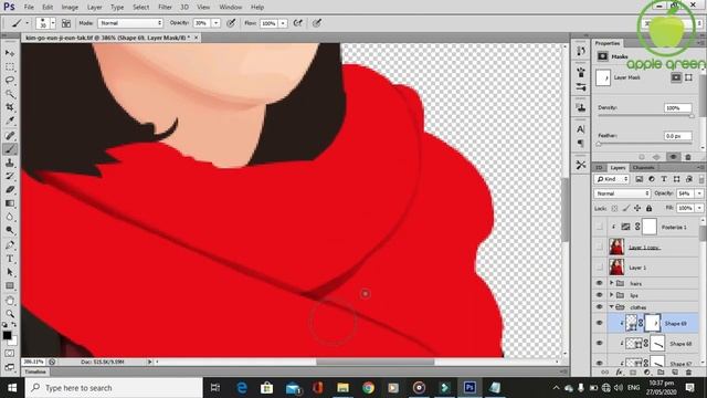 Cartoon Effect / Vector Art / Vexel Art - Photoshop Tutorial (Speed Art) - Kim Go Eun смотреть онлайн