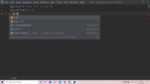 Python Program to Check If A String is A Palindrome or Not||[ython Programming For Begginers смотреть онлайн