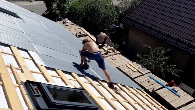 укладка б.у. гофлиста на кровлю смотреть онлайн