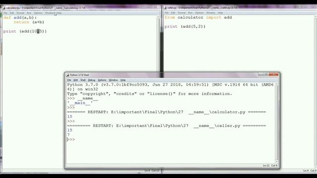 __name__ == __main__ in python || if __name__ =='__main__' || Python tutorial for beginners смотреть онлайн