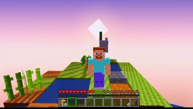Minecraft java Android Pojavlauncher Skyblock Gameplay смотреть онлайн