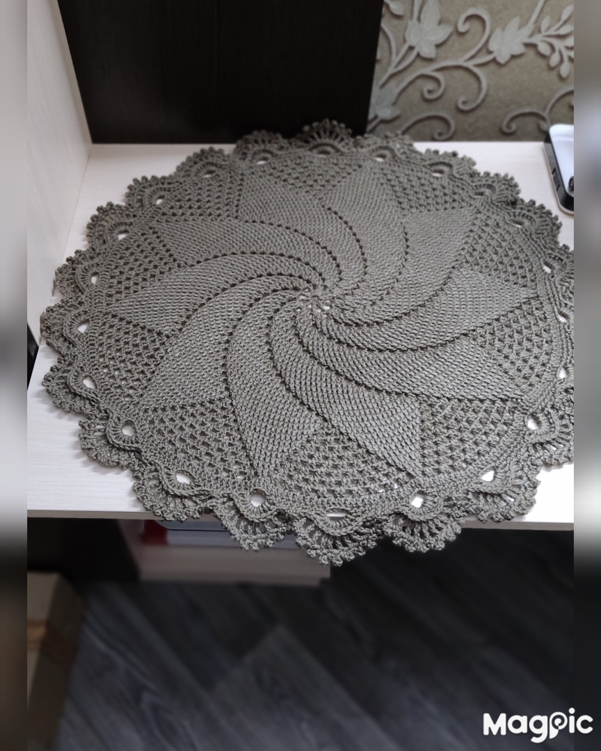 Салфетка или коврик? крючком