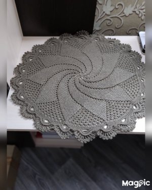 Салфетка или коврик? крючком