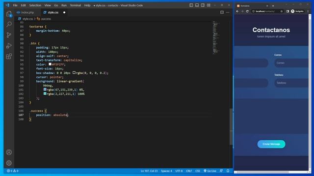 como HACER un FORMULARIO de CONTACTO en HTML y PHP ? смотреть онлайн