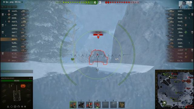 ПОБЕДА НА ТАНКЕ АТ8. World Of Tanks смотреть онлайн