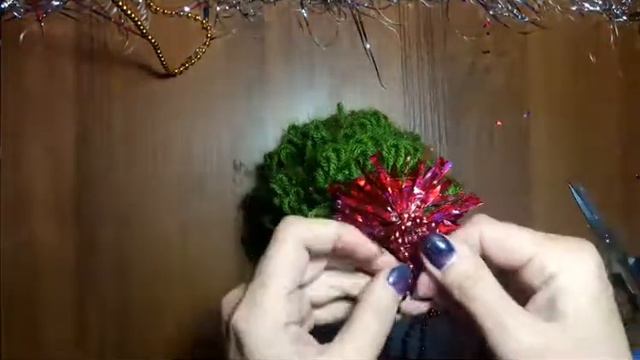 ЁЛОЧКА-поделка из ниток своими руками смотреть онлайн