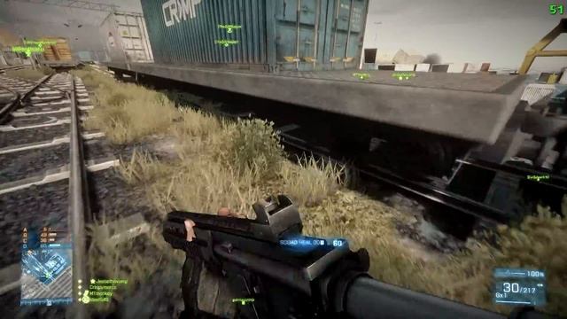 BATTLEFIELD 3 PC i5 3570k GTX 670 OC ULTRA SETTINGS смотреть онлайн