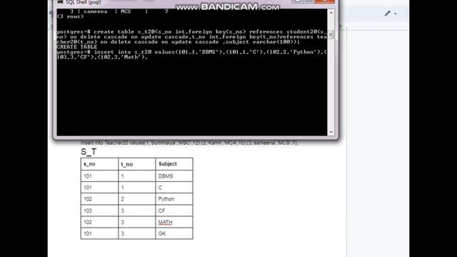 Student Teacher Many to Many SQL PRACTICAL DEMO смотреть онлайн