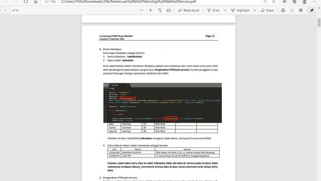 Pembuatan JSON pada PHP Dan Implementasi Penggunaan Aplikasi Mobile CRUD - Teknologi Web Service смотреть онлайн