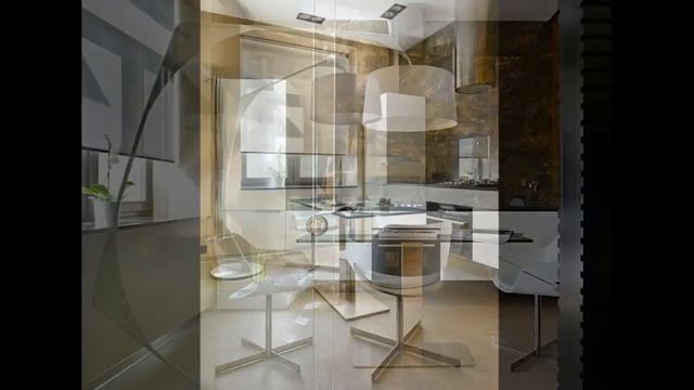 Дизайн квартиры студии 34 кв. м. Спальной комнаты, кухни и дизайн интерьера. смотреть онлайн